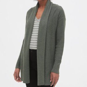 Gap Women's Green True Soft Shawl Collar Cardigan